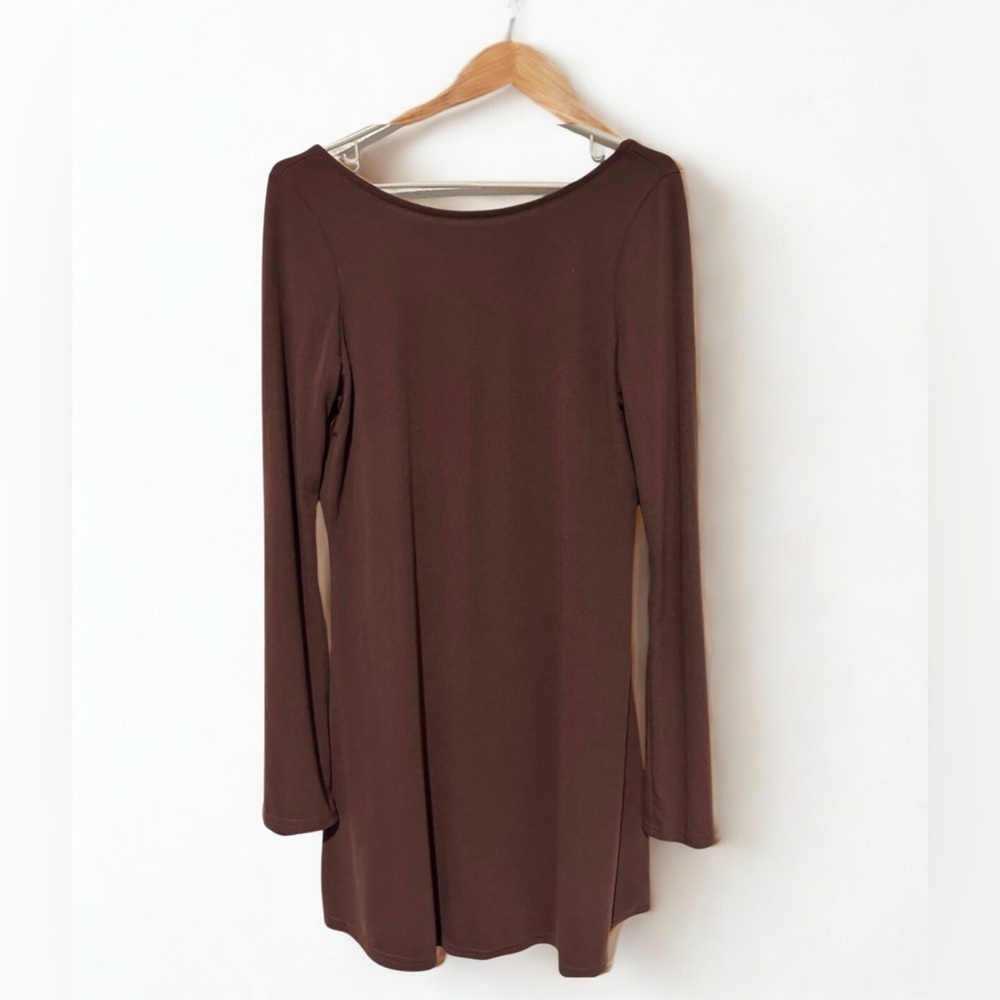 FREE PEOPLE Open Back BROWN Dress Size- Large